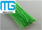 चीन हरा / सफेद नायलॉन केबल संबंध, प्लास्टिक टाई लपेटें 6 इंच 3 एक्स 150 मिमी आकार आपूर्तिकर्ता
