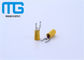 एसवी 5.5 तांबा विद्युत इन्सुलेटेड स्पेड इन्सुलेट वायर टर्मिनल टिन चढ़ाया टीयू-जेटीके पीले रंग पीवीसी आपूर्तिकर्ता