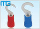 HV Series Pre - Insulated Wire Terminals Hook - Shape Soldless Compression Cable Lugs आपूर्तिकर्ता