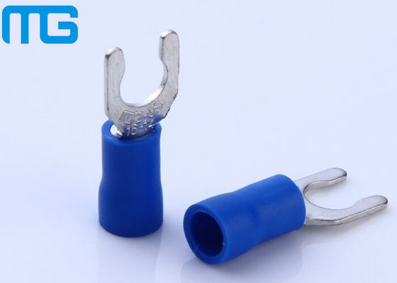 चीन LSV Locking Insulated Wire Terminals 99.7% Pure Copper / Brass With PVC Blue Sleeve आपूर्तिकर्ता