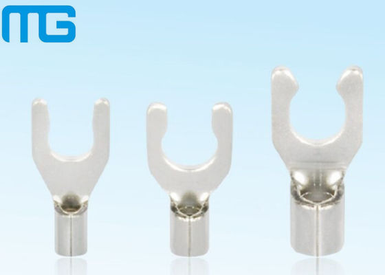 चीन Copper Non Insulated Terminals Locking Spade Terminal For Wire Free Samples आपूर्तिकर्ता
