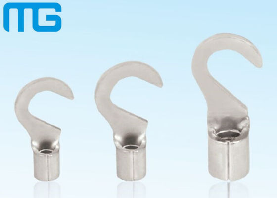 चीन T26 HNB Non Insulated Terminals Hook Naked Copper Terminals ROHS Approved आपूर्तिकर्ता