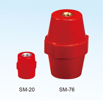 चीन SM / TSM Type Bus Support Insulators , Zn Plated Red Bus Bar Insulators आपूर्तिकर्ता